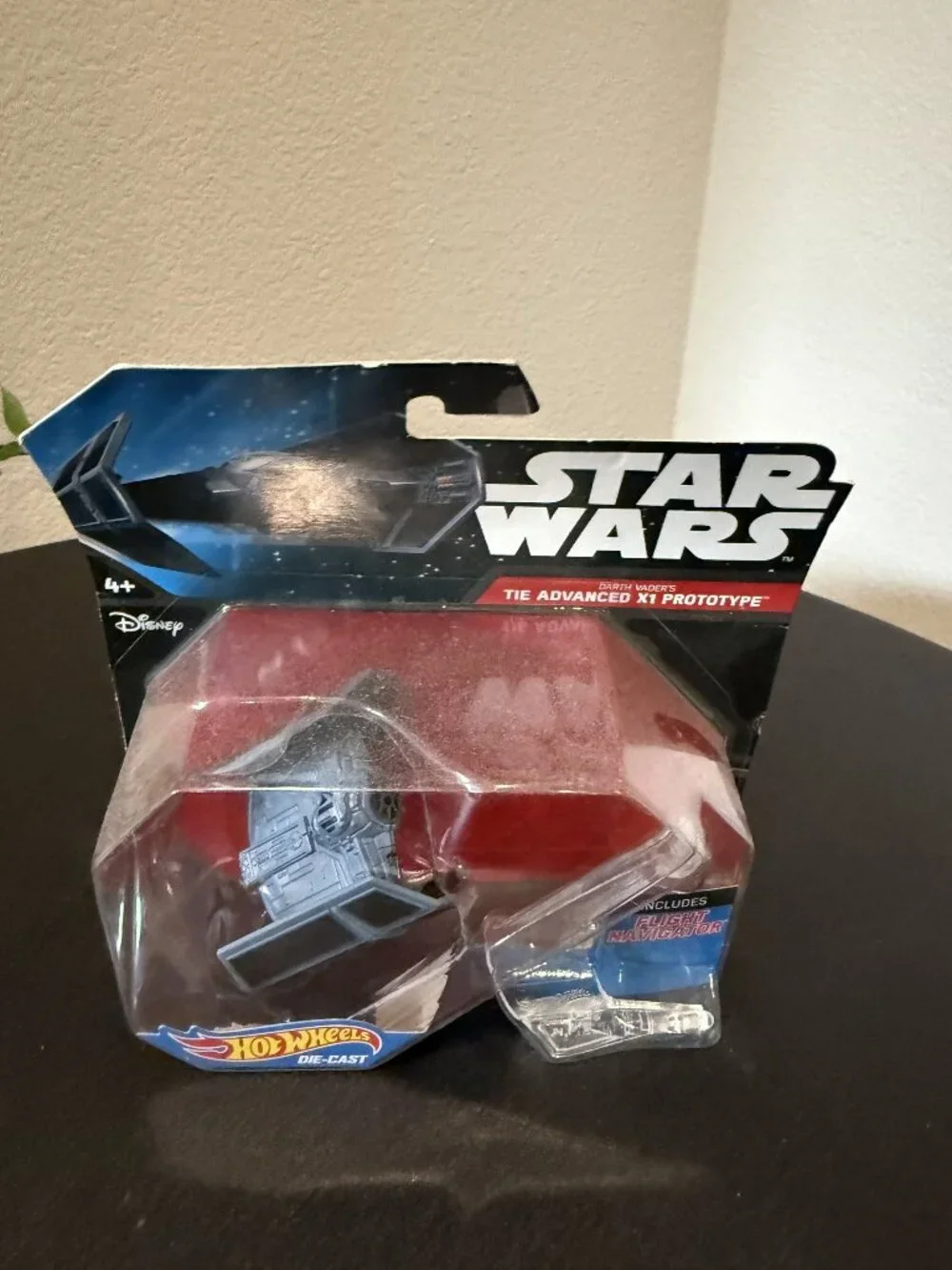 Hot Wheels Star Wars Darth Vader's TIE Advanced X1 Die-Cast New